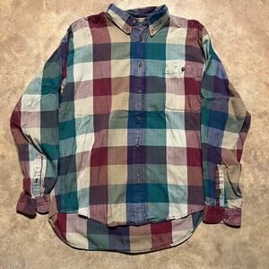Vintage 2000s Roundtree & Yorke Plaid Flannel Shirt